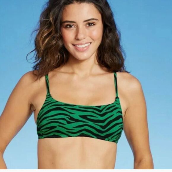NWOT … XHILARATION “Size: L” Swimsuit Top - Picture 1 of 5